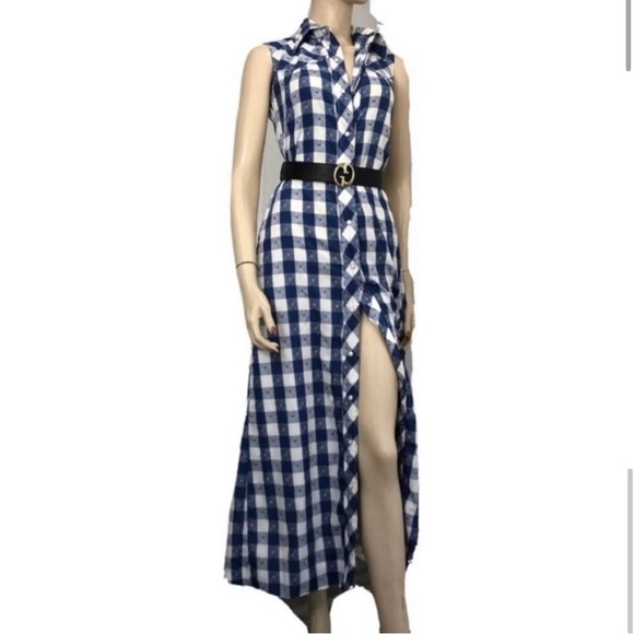 SWIRL Dresses & Skirts - Concept 70’s SWIRL maxi button front side pocket collar push button
